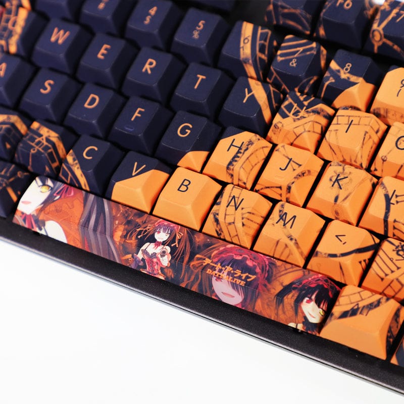 My Anime Keycaps Complete Set Date A Live: Kurumi Tokisaki Black Keycap Set