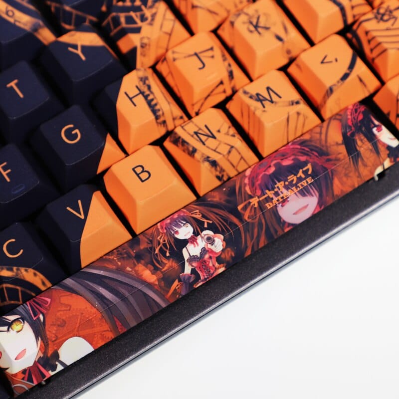 My Anime Keycaps Complete Set Date A Live: Kurumi Tokisaki Black Keycap Set
