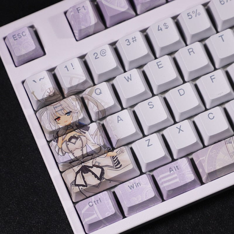 My Anime Keycaps Complete Set Date A Live: Kurumi Tokisaki Bullet Backlit Keycap Set