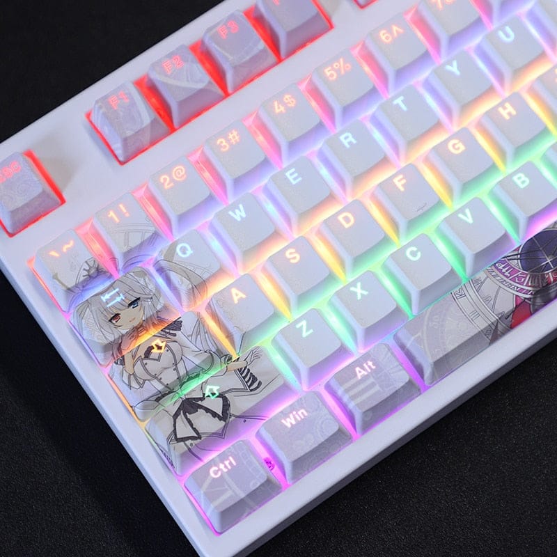 My Anime Keycaps Complete Set Date A Live: Kurumi Tokisaki Bullet Backlit Keycap Set