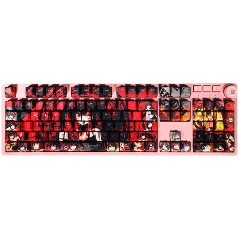 My Anime Keycaps Complete Set Date A Live: Kurumi Tokisaki Red Keycap Set