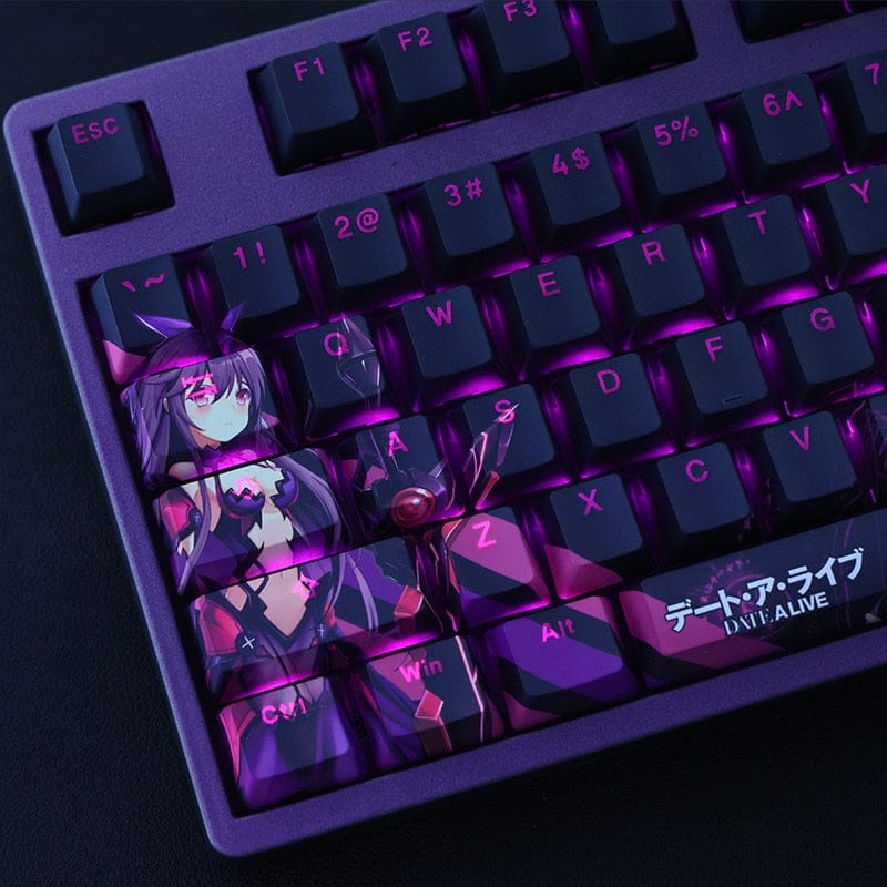 My Anime Keycaps Complete Set Date A Live: Tohka Yatogami Backlit Keycap Set