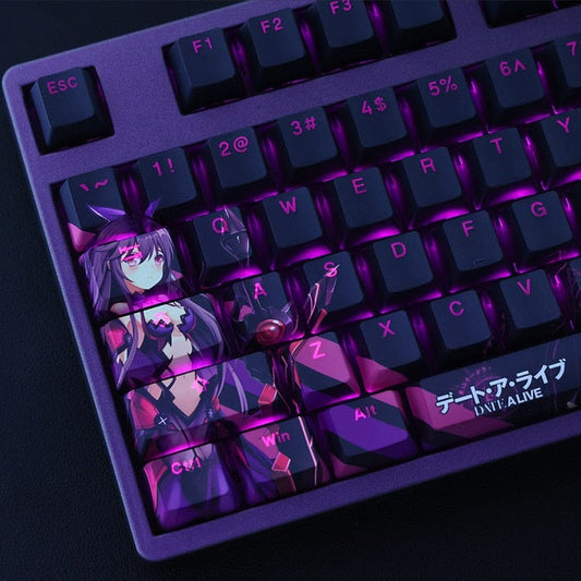 My Anime Keycaps Complete Set Date A Live: Tohka Yatogami Backlit Keycap Set