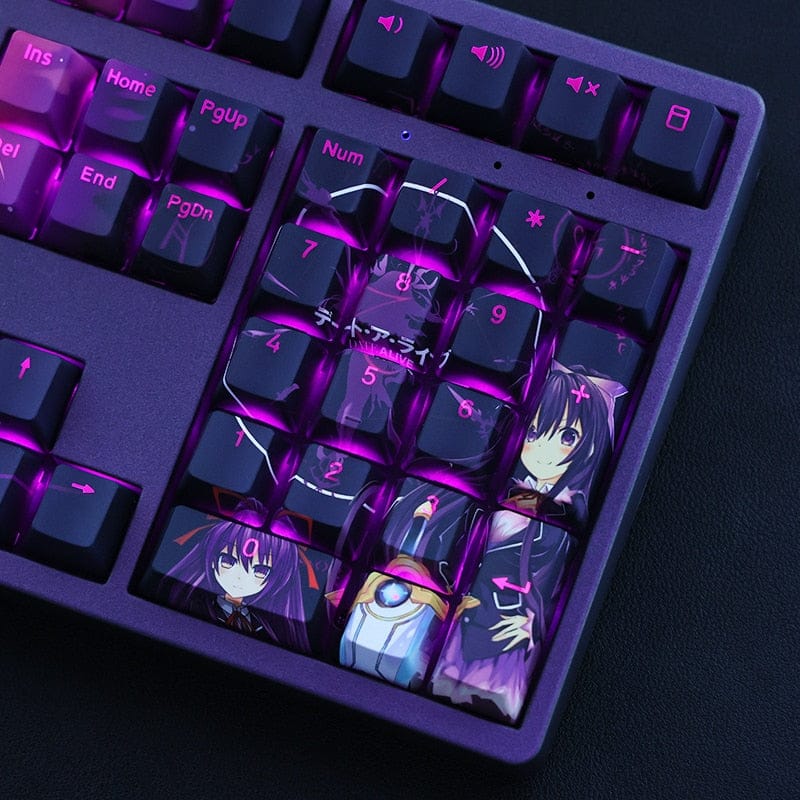 My Anime Keycaps Complete Set Date A Live: Tohka Yatogami Backlit Keycap Set