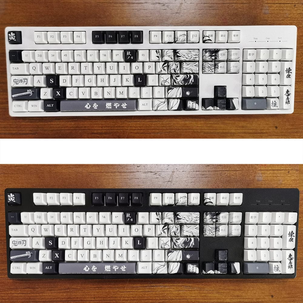 My Anime Keycaps Complete Set Demon Slayer: Kyojuro Rengoku Keycap Set