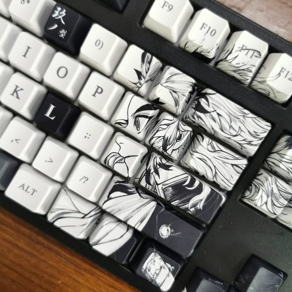 My Anime Keycaps Complete Set Demon Slayer: Kyojuro Rengoku Keycap Set