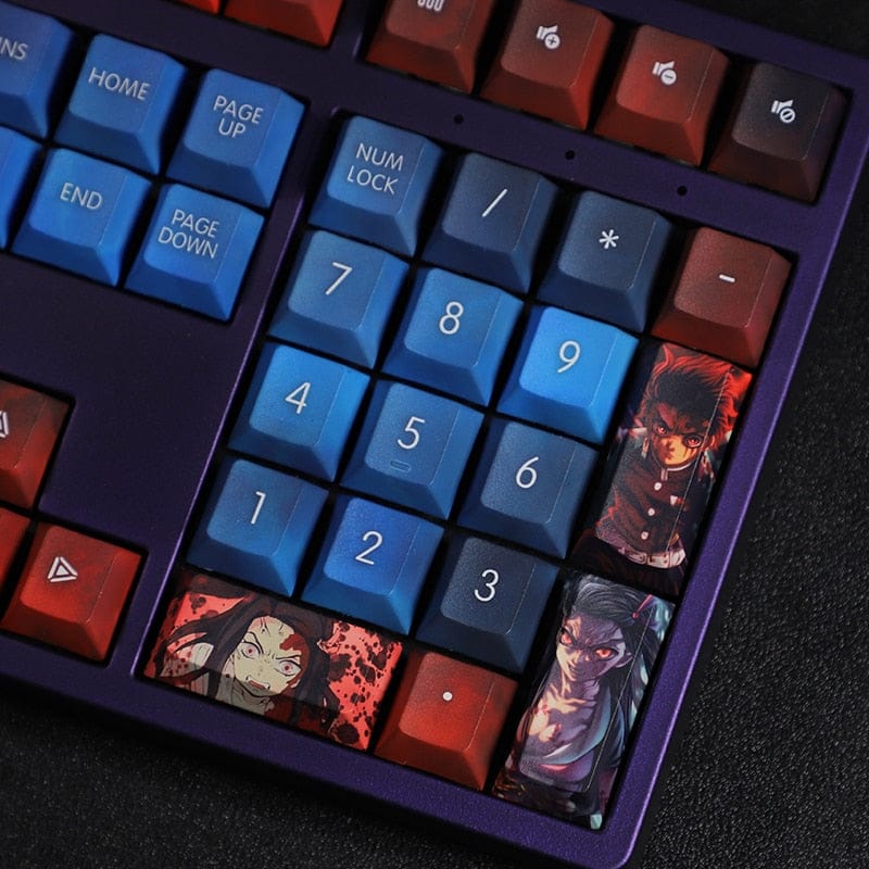 My Anime Keycaps Complete Set Demon Slayer: Nezuko Kamado And Tanjiro Kamado Keycap Set