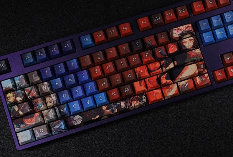 My Anime Keycaps Complete Set Demon Slayer: Nezuko Kamado And Tanjiro Kamado Keycap Set
