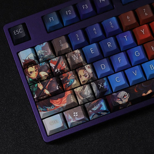 My Anime Keycaps Complete Set Demon Slayer: Nezuko Kamado And Tanjiro Kamado Keycap Set
