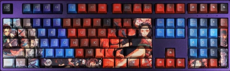 My Anime Keycaps Complete Set Demon Slayer: Nezuko Kamado And Tanjiro Kamado Keycap Set