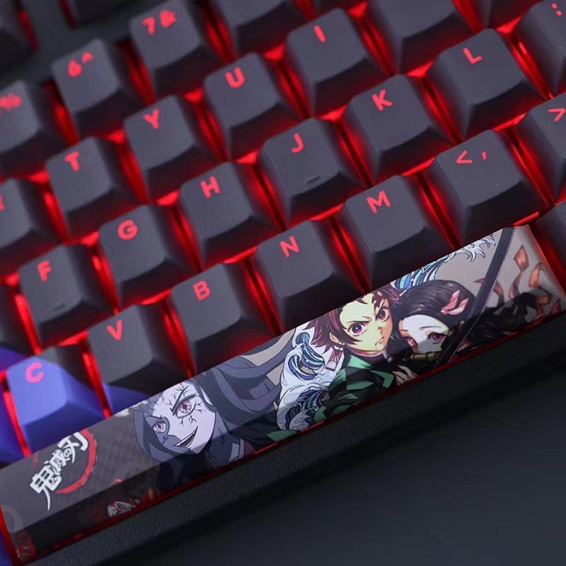 My Anime Keycaps Complete Set Demon Slayer: Nezuko Kamado Backlit Black Keycap Set