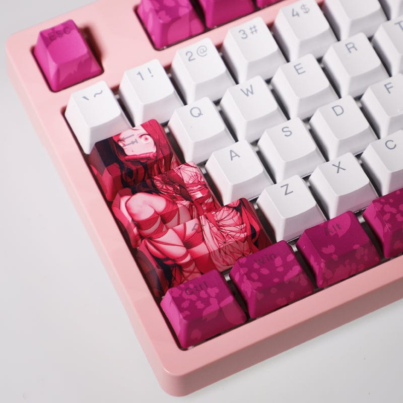 My Anime Keycaps Complete Set Demon Slayer: Nezuko Kamado Backlit Keycap Set