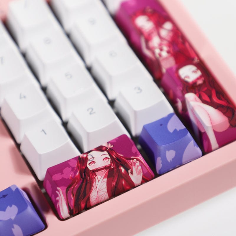 My Anime Keycaps Complete Set Demon Slayer: Nezuko Kamado Backlit Keycap Set