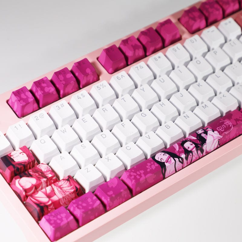 My Anime Keycaps Complete Set Demon Slayer: Nezuko Kamado Backlit Keycap Set