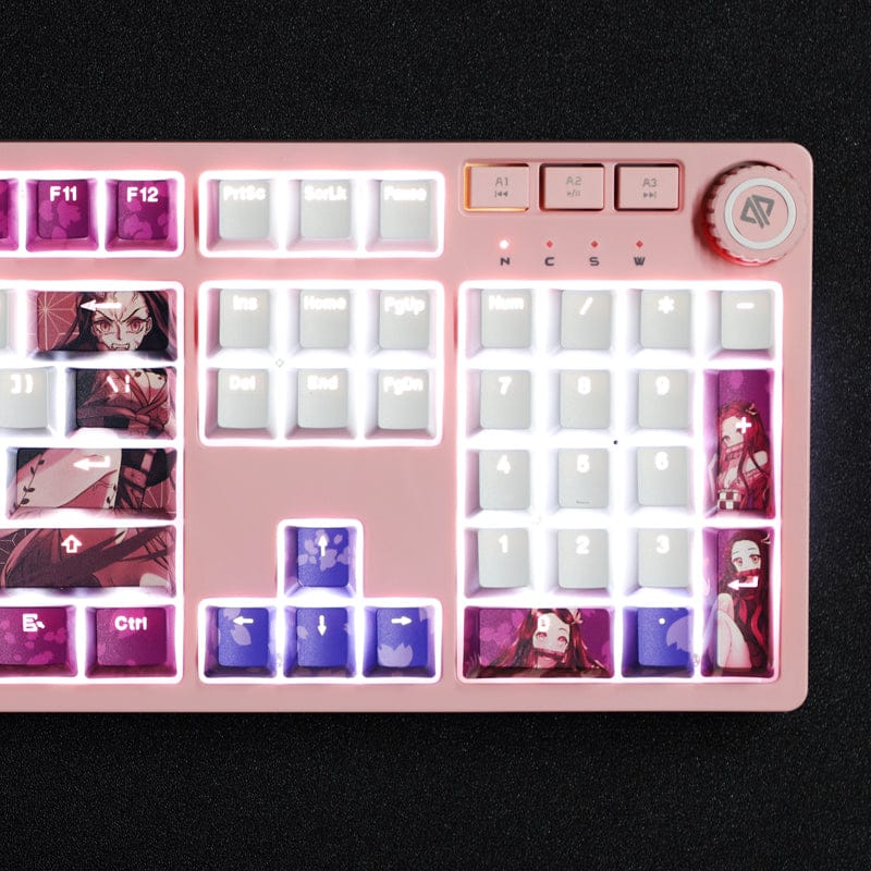 My Anime Keycaps Complete Set Demon Slayer: Nezuko Kamado Backlit Keycap Set