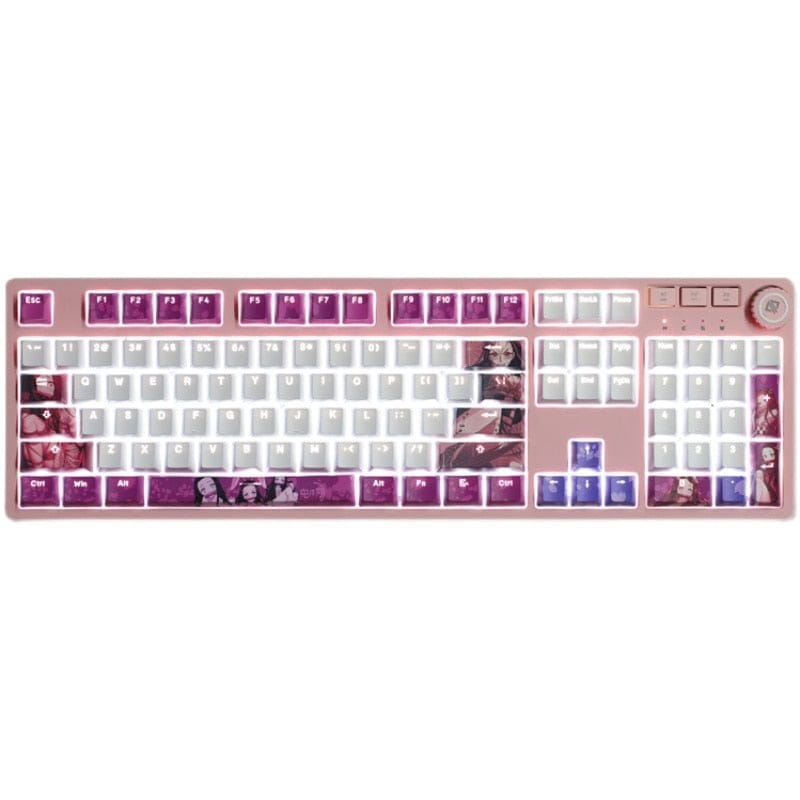 My Anime Keycaps Complete Set Demon Slayer: Nezuko Kamado Backlit Keycap Set
