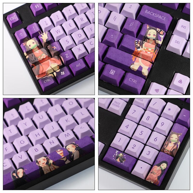 My Anime Keycaps Complete Set Demon Slayer: Nezuko Kamado Keycap Set