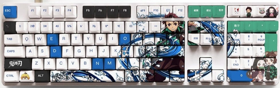 My Anime Keycaps Complete Set Demon Slayer: Tanjiro Kamado Keycap Set
