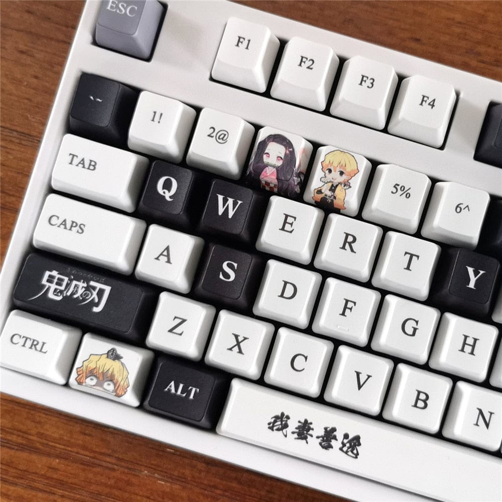 My Anime Keycaps Complete Set Demon Slayer: Zenitsu Agatsuma Keycap Set