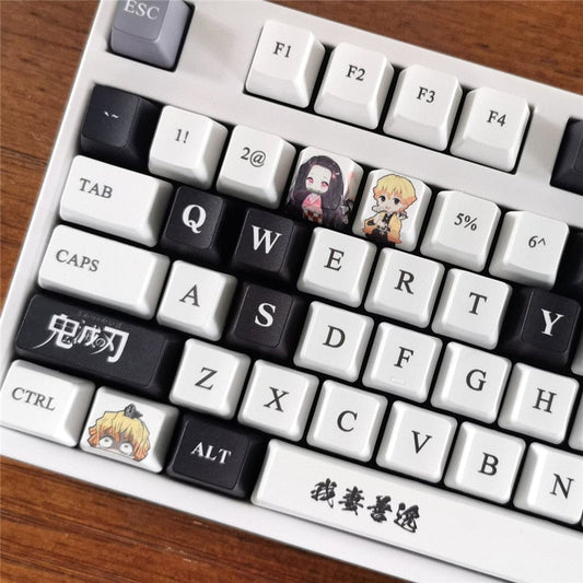 My Anime Keycaps Complete Set Demon Slayer: Zenitsu Agatsuma Keycap Set