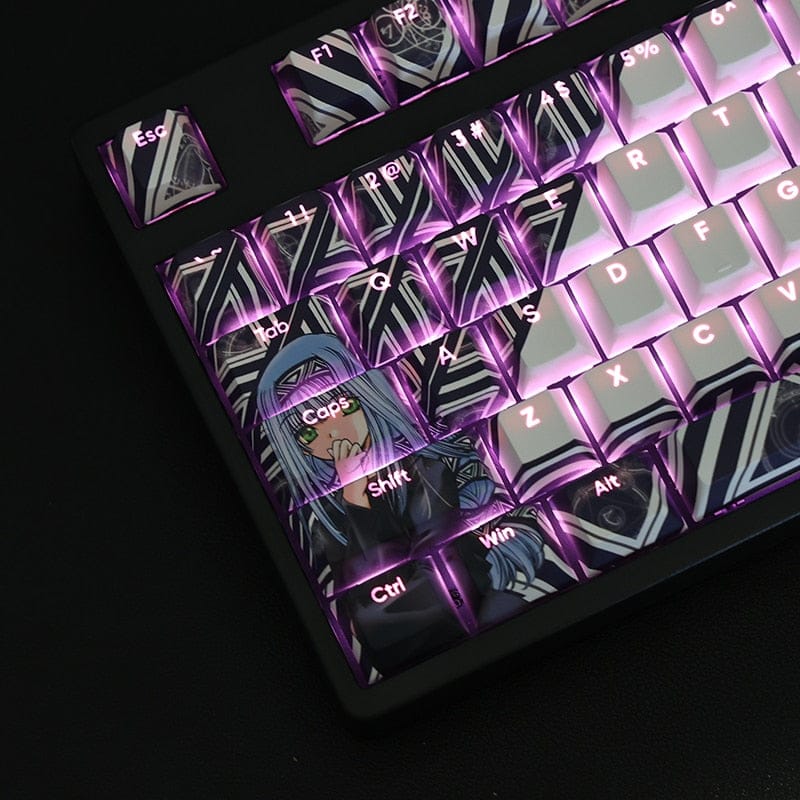 My Anime Keycaps Complete Set Elemental Gelade: Reverie Metherlence Backlit Keycap Set