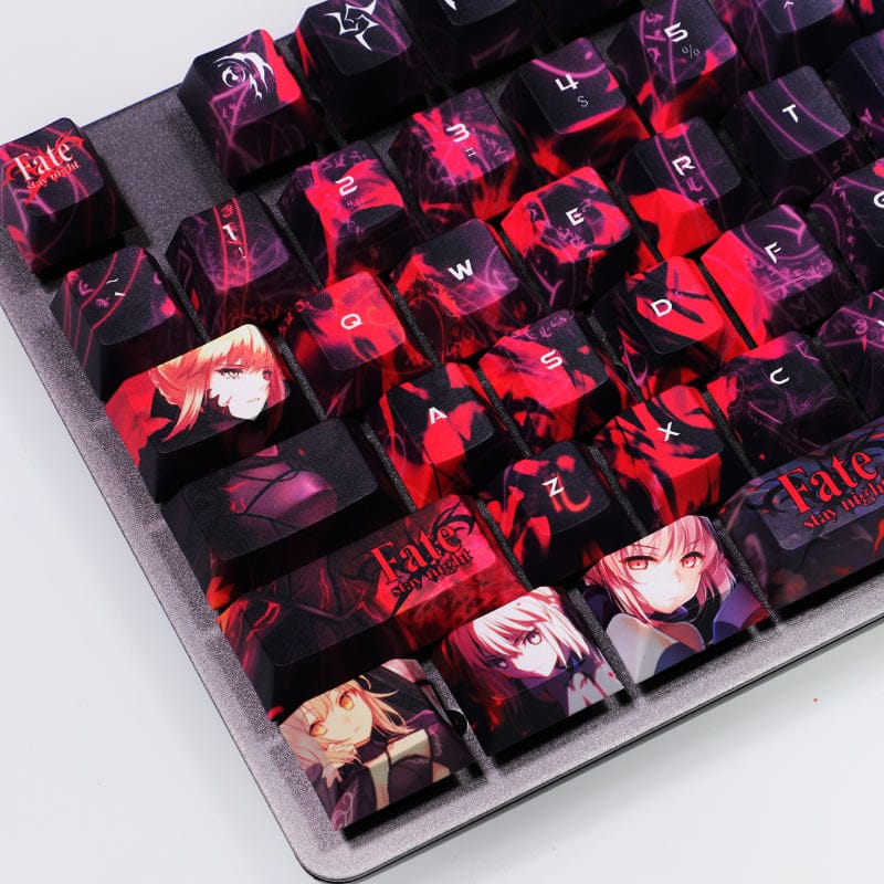 My Anime Keycaps Complete Set Fate: Saber Keycap Set