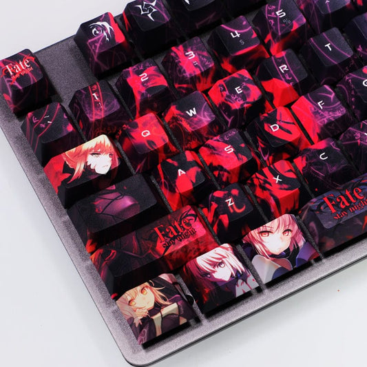 My Anime Keycaps Complete Set Fate: Saber Keycap Set