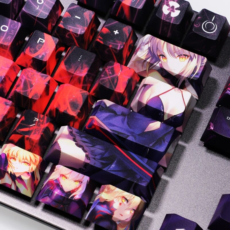 My Anime Keycaps Complete Set Fate: Saber Keycap Set