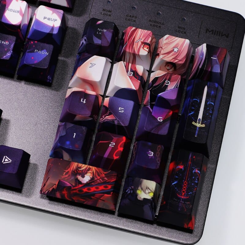My Anime Keycaps Complete Set Fate: Saber Keycap Set