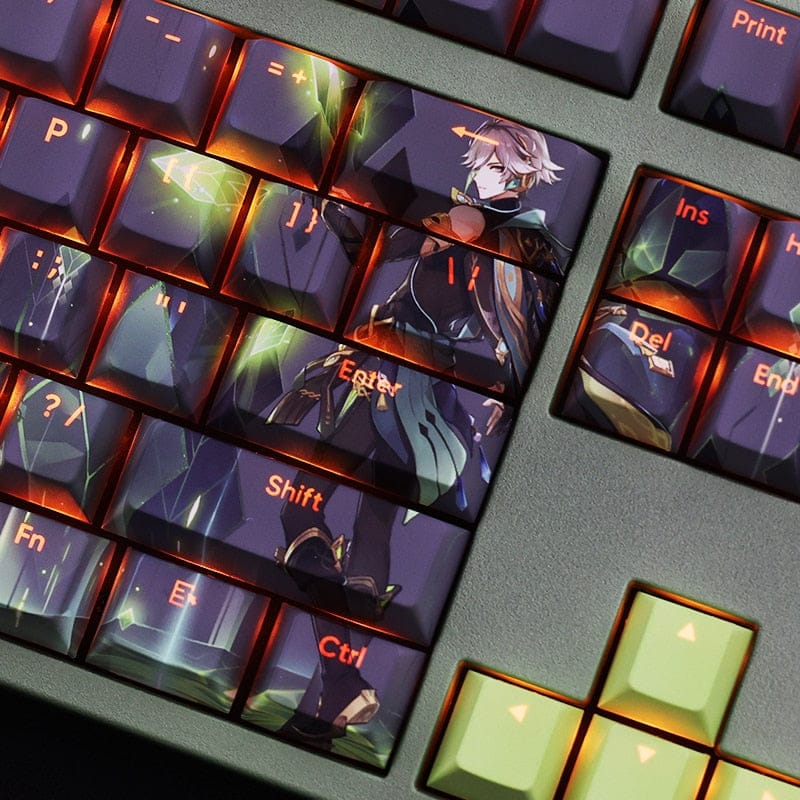 My Anime Keycaps Complete Set Genshin Impact: Alhaitham Backlit Keycap Set