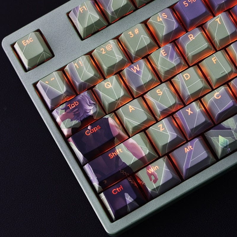 My Anime Keycaps Complete Set Genshin Impact: Alhaitham Backlit Keycap Set