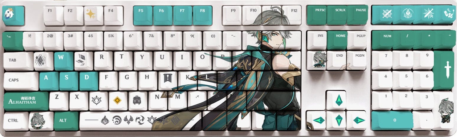 My Anime Keycaps Complete Set Genshin Impact: Alhaitham OEM Keycap Set