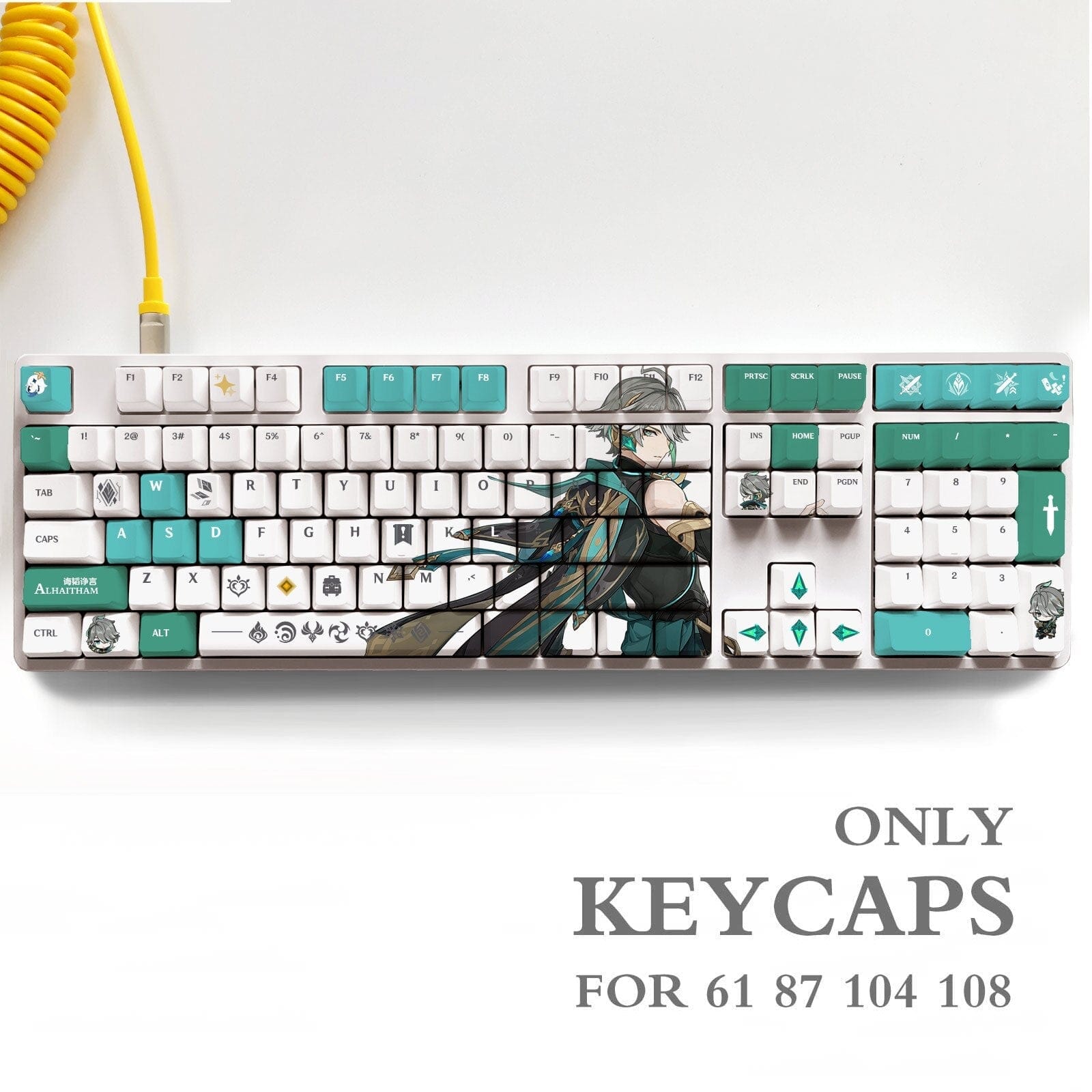 My Anime Keycaps Complete Set Genshin Impact: Alhaitham OEM Keycap Set