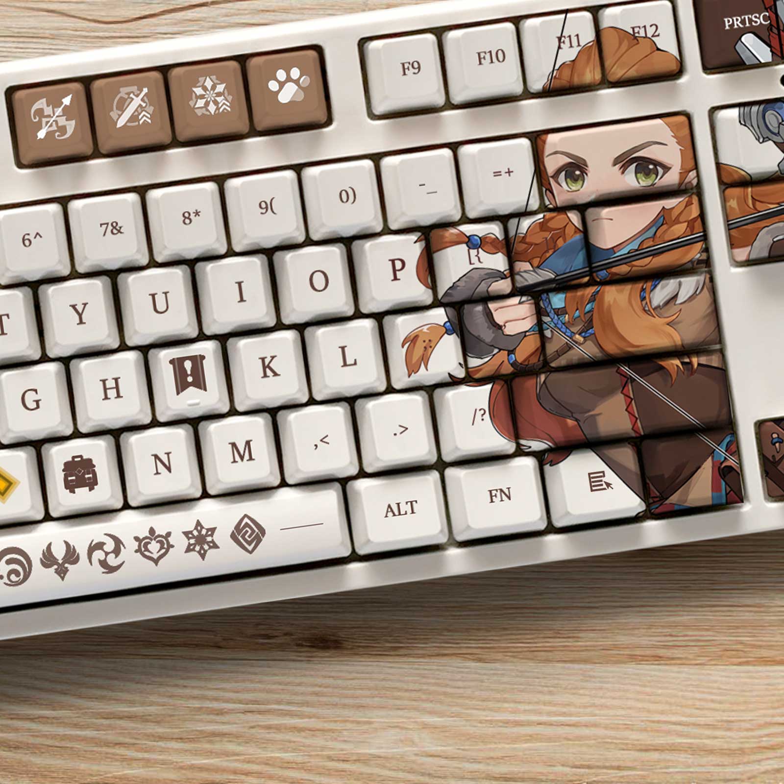 My Anime Keycaps Complete Set Genshin Impact: Aloy OEM Keycap Set