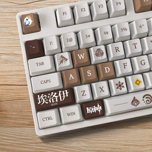 My Anime Keycaps Complete Set Genshin Impact: Aloy OEM Keycap Set