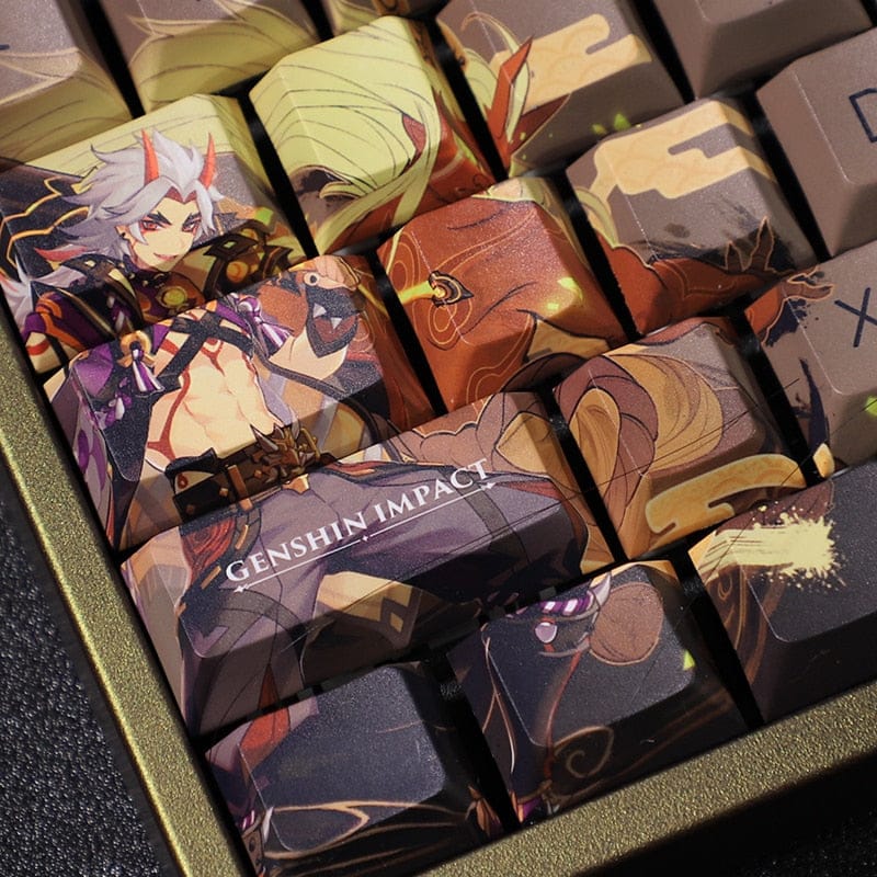 My Anime Keycaps Complete Set Genshin Impact: Arataki Itto Keycap Set
