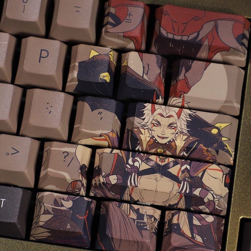 My Anime Keycaps Complete Set Genshin Impact: Arataki Itto Keycap Set