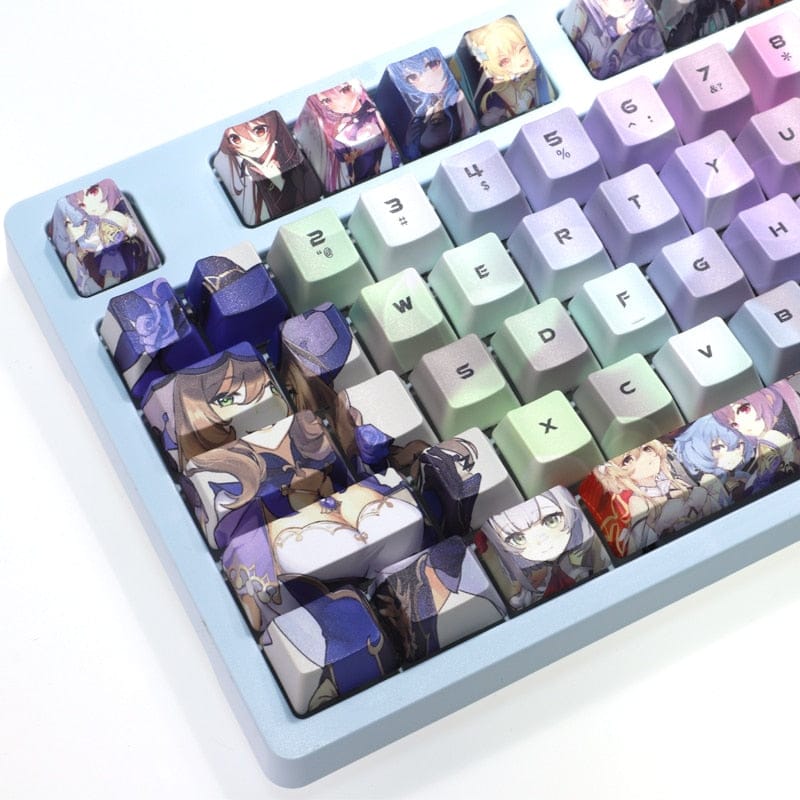 My Anime Keycaps Complete Set Genshin Impact: Characters Keycap Set