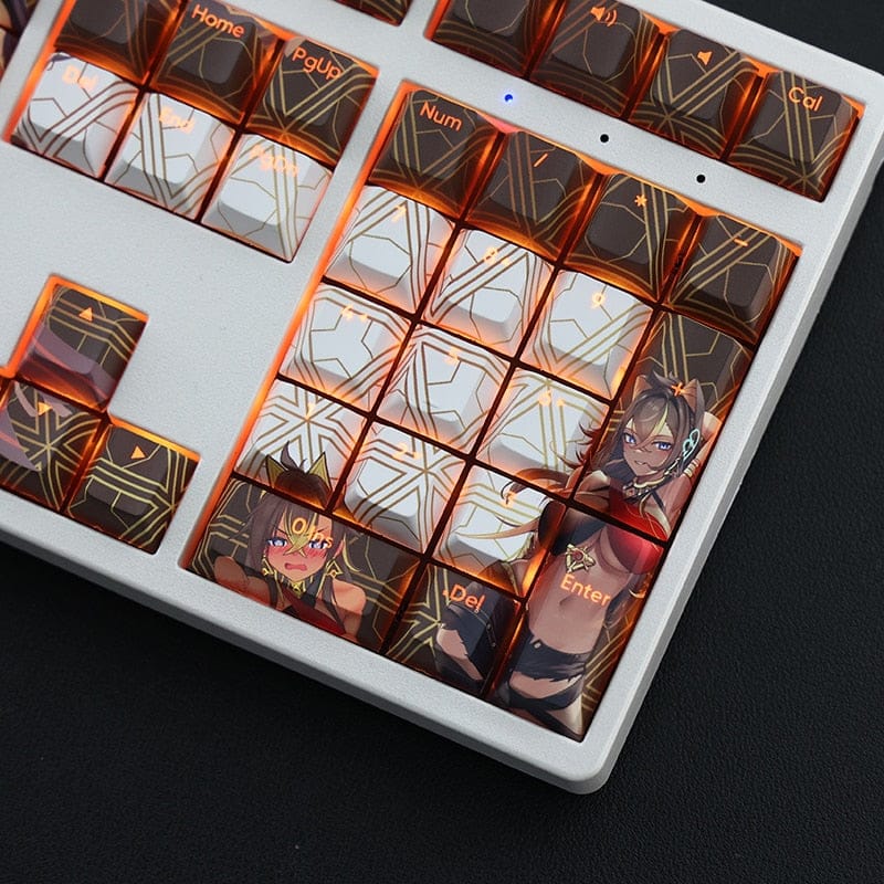 My Anime Keycaps Complete Set Genshin Impact: Dehya Backlit Keycap Set