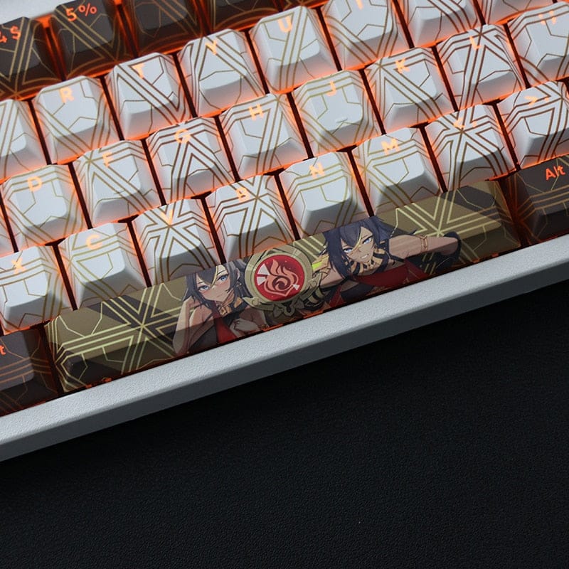 My Anime Keycaps Complete Set Genshin Impact: Dehya Backlit Keycap Set