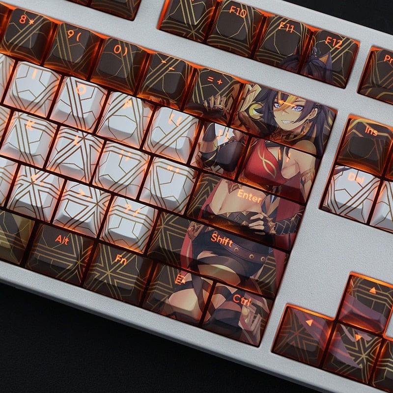 My Anime Keycaps Complete Set Genshin Impact: Dehya Backlit Keycap Set