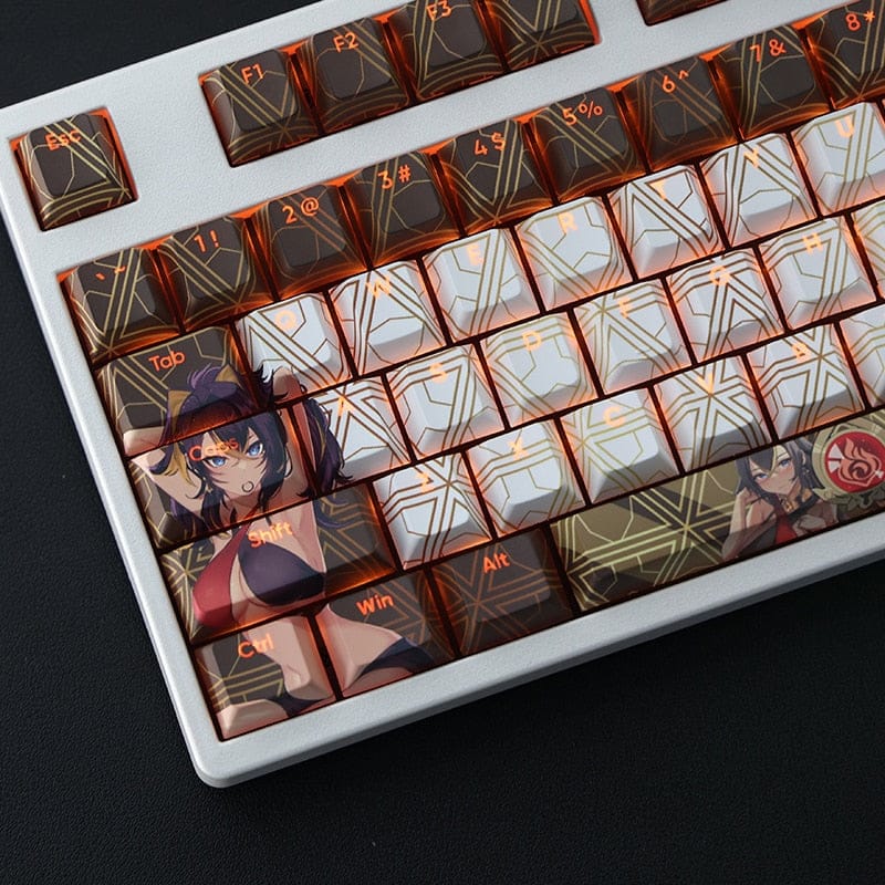 My Anime Keycaps Complete Set Genshin Impact: Dehya Backlit Keycap Set