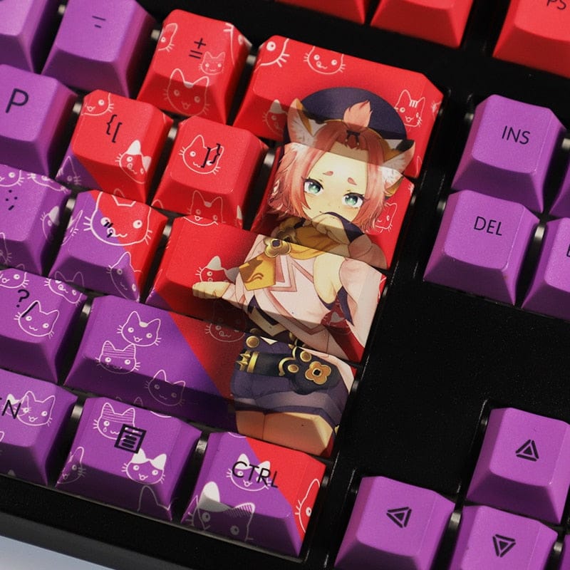 My Anime Keycaps Complete Set Genshin Impact: Diona Keycap Set