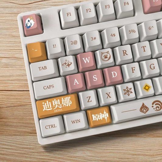 My Anime Keycaps Complete Set Genshin Impact: Diona OEM Keycap Set
