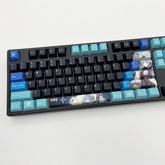 My Anime Keycaps Complete Set Genshin Impact: Eula Black Keycap Set