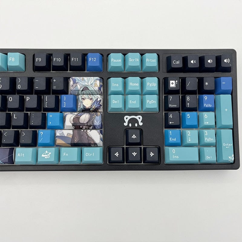 My Anime Keycaps Complete Set Genshin Impact: Eula Black Keycap Set