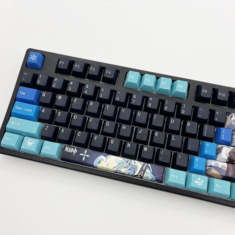 My Anime Keycaps Complete Set Genshin Impact: Eula Black Keycap Set