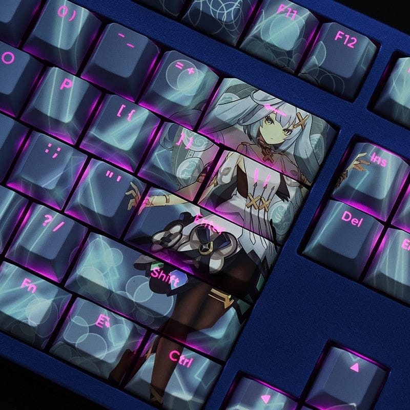 My Anime Keycaps Complete Set Genshin Impact: Faruzan Backlit Keycap Set