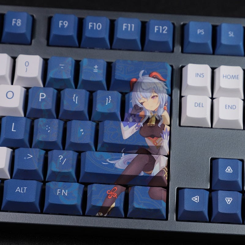 My Anime Keycaps Complete Set Genshin Impact: Ganyu Keycap Set