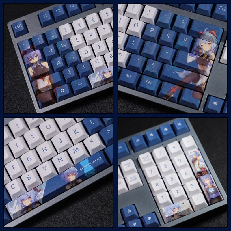 My Anime Keycaps Complete Set Genshin Impact: Ganyu Keycap Set